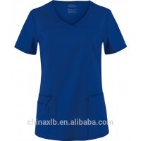 133*72, 32s*32s+40D, CVC 55% cotton / 42% polyester / 3% spandex, Weft spandex, brushed for medical scrubs